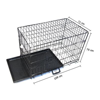 China Sustainable Folding Metal Wire Iron Breeding Cages For Dogs for sale