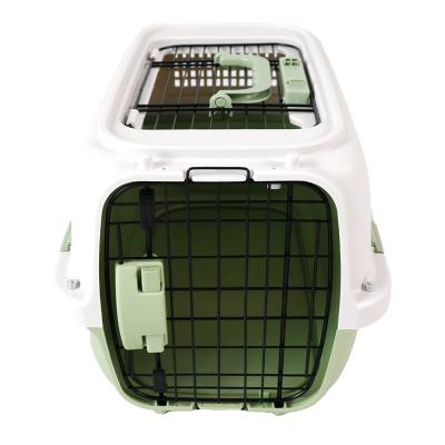 China Breathable High Quality Airline Double Door Small Pet Cages Carriers for sale