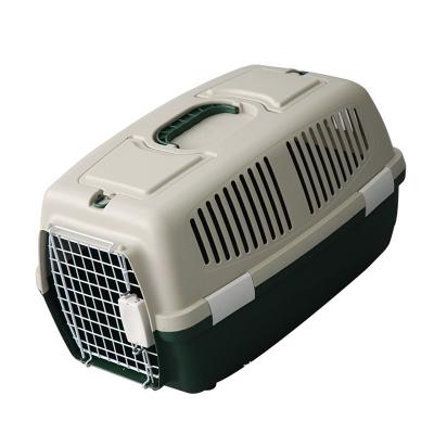 China Sustainable Indoor Outdoor Pet Plastic Kennel for sale