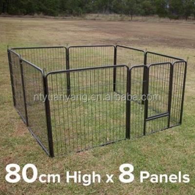 China Sustainable Large Outdoor Heavy Duty Pet Playpen Eight Panels China Manufacturer for sale