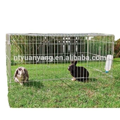 China New Sustainable Commercial Metal Iron Rabbit Cage Breeder With Plastic Pet Cages, Carriers And Houses For Birds 