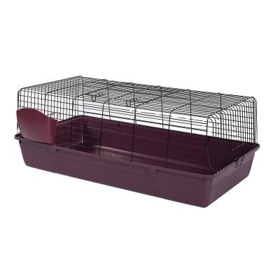 China yuanyangpet Metal Wire Rodent Enclosure Breathable Pet Cage With Feeder for sale