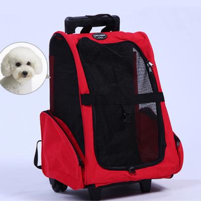 China Sustainable Pet Trolley Carrier Dog Cart For Small Animal Dog Strollers for sale