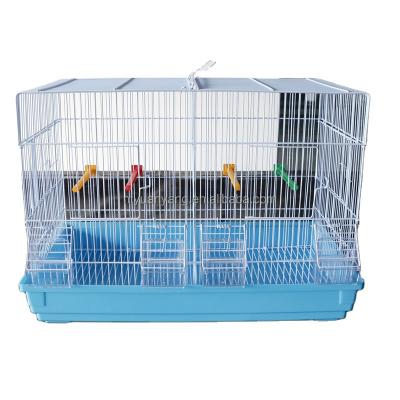 China Factory Supply Large Size Viable Heart Shaped Flight Powder Coated Black Metal Carry Breeding Large Cages Wire Pet Parrot Birdcage for sale