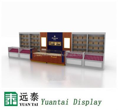 China MDF Modern Design Cigarette Display Showcase And Display Cabinet for sale