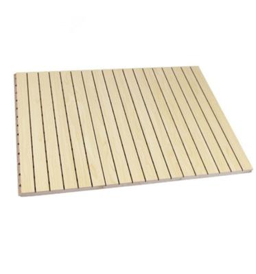 China Modern Modern style fire resistance polyester fiber with wooden wood slats sound-absorbing acoustic panels board for sale