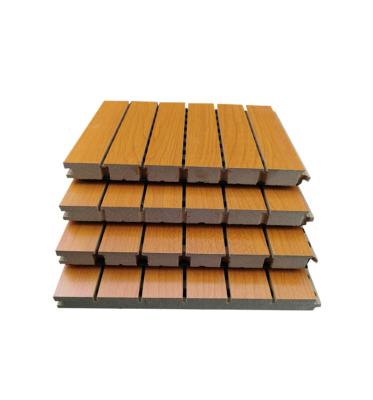 China Modern Wall Decoration Panels Building Board for Hotel Living Room TV Wall Sound-absorbing Slat Wood Panel Wood Wall Panel for sale