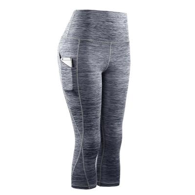 China 2022 Sexy QUICK DRY fitness yoga pants gym tights plaid print leggings high elastic polyester women sports clothing for sale