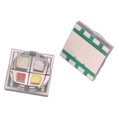 China AlGaInP 4-12W RGBW LED 5050 Ceramic Base Red Green Blue White 4 Terminals 8 in 1 Light Emitting Diode China Manufacturer Lighting Emitter for sale