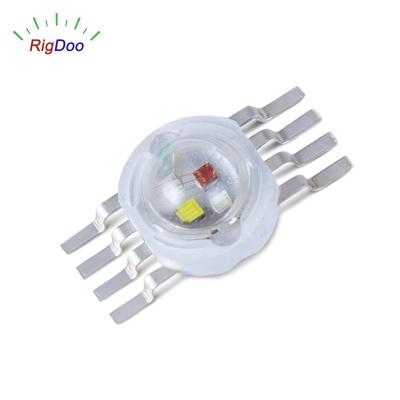 China AlGaInP 8 Pin SMD LED 4W RGBW LED Diode Chip 1W Each Color High Power 4 Red Green Blue White In 1 Light Emitting Diode for sale