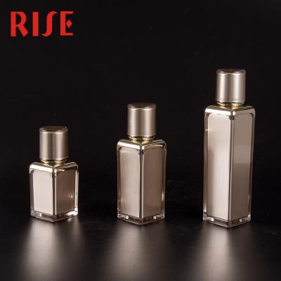 China Personal Care Luxury Acrylic Airless Bottle Customized Cosmetic Packaging Container for sale