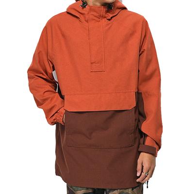 China Plus Size Plus Size Snowboard Jacket Men Winter Snowboard Anorak Jacket Canvas Anorak Jacket for sale