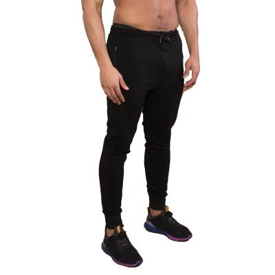 China Anti-Pilling Black Fleece Anti-Pilling Pants Base Active Tight Fit Men Jogging for sale