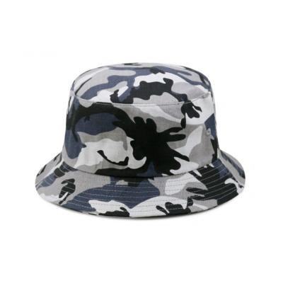 China Unisex Custom Picture Fashion Cotton Camouflage Print Bucket Hat for sale