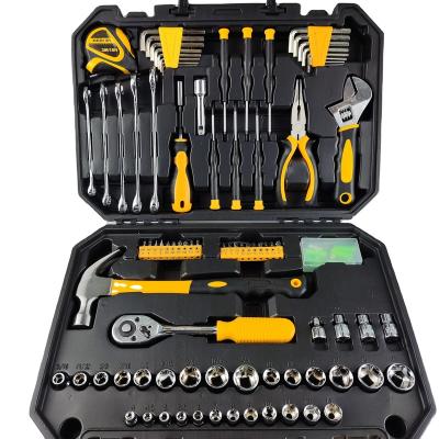 China DIY Tools Home Repair127PCS Socket Set Tool Kit Socket Open End Wrench Set for sale