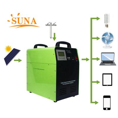 China Home Mine portable home solar power system cost 500W 12V off grid stand by solar power generator with inverter and controller for sale