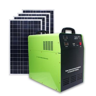 China Home 1000w 1kw 24v portable solar AC energy power generator solar panel kit system for sale