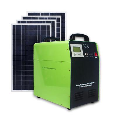 China Home 1000W 24V 100AH Solar AC portable solar power systems for sale