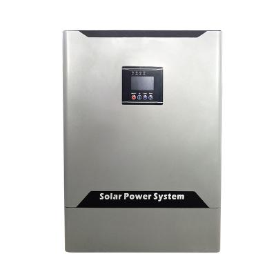 China Home 5 kw off grid hybrid ac inverter charge controller all in one solar power system home for sale