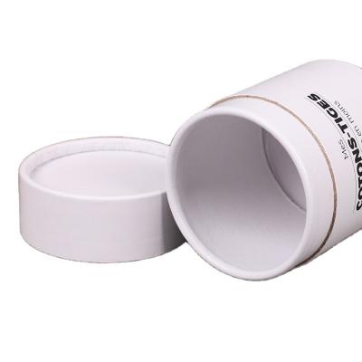 China Good Grade Biodegradable Round Packaging Gift Box Wholesale Paper Cosmetic Tube Can Custom Printed for sale