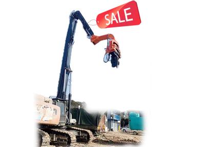 China 24m Excavator Pile Driving Arm , Long Reach Boom For 65ton Excavator for sale