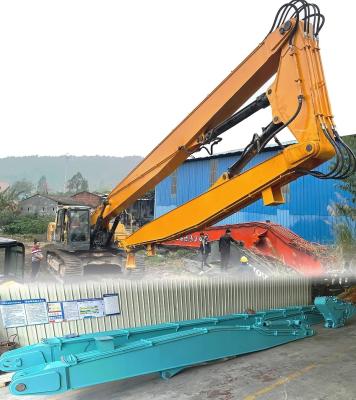 China High Reach Hydraulic Demolition Boom Excavator Attachments for Building Demolition for sale