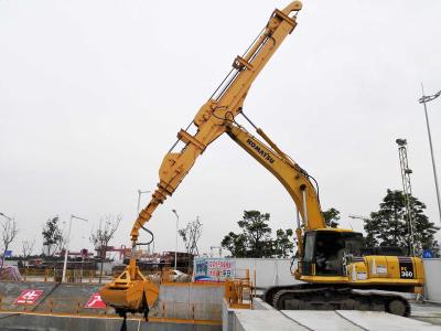 China Long Reach Telescopic Boom For Excavator , Construction Sites Metal Telescopic Arm for sale