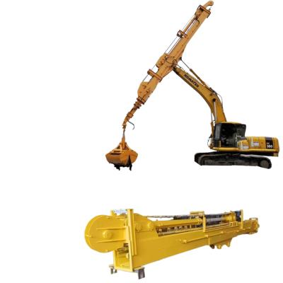 China Custom Excavator Attachments Extendable Boom Arm Lightweight Design for sale