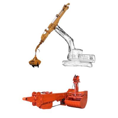 China Three Section Excavator Telescopic Boom Arm For Heavy Machinery Deep Excavation for sale