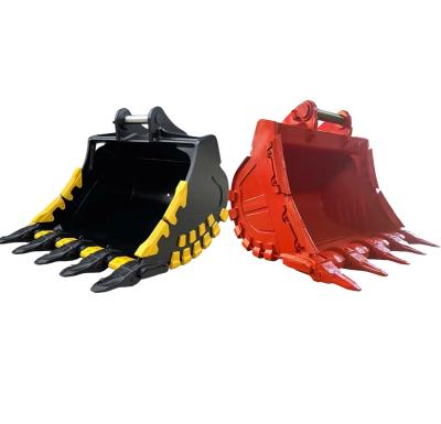 China Wear Resistant Coating Rock Excavator Bucket High Capacity For Mining for sale