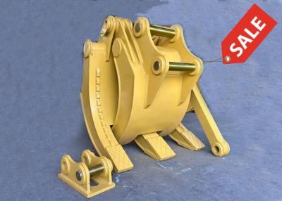 China NM400 Q355B Mechanical Grapple For Grabbing Log Stone Cat Hitachi Komatsu for sale