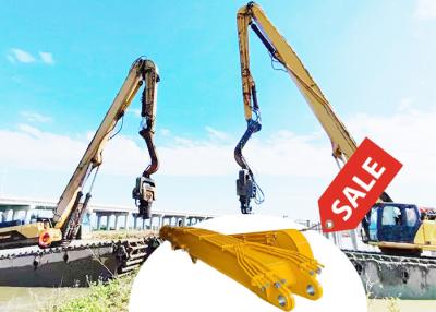 China 20 ton-85 ton graafmachine Pile Driver Arm Boom Voor Cat Hitachi Komatsu pile arm pile boom voor graafmachine Te koop