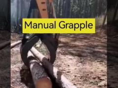 excavator manual grapple excavator grapple excavator grab for excavator