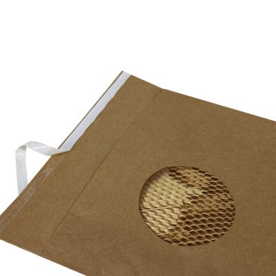 China Eco Friendly Padded Kraft Paper Honeycomb Lining Mailer Mailer Bags for sale