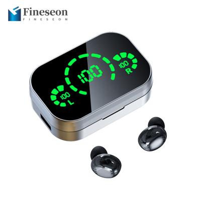 China True Wireless Stereo Earbuds 9D Headset Gaming Sports Earbuds BT 5.3 Tws YD04 Wireless Mirror Headset Phone Earbuds Big for sale