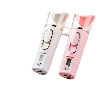 China Portable Automatic Electric Moisturizer Cooling Mist Spraying Electric Skin Moisturizing Mist Sprayer for sale