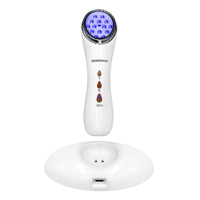 China Home Dark Circles Use Portable High Quality Skin Revitalizing Acne Removal Blue Light Red Light Beauty Anti Aging Device for sale