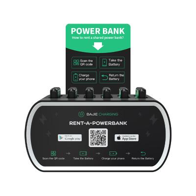 China GaN Tech Shared Power Bank 6 PCS 5000mah Rental Power Banks with Rental System for sale