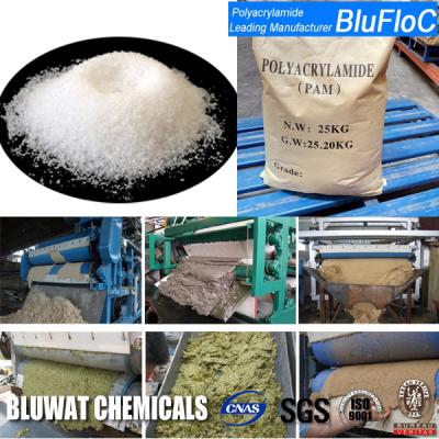 China Anionic Polyelectrolyte Flocculants For Flotation Dewatering and Water Treatment for sale