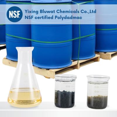 China NSF Certified Polydadmac Water Purification Agent  PDADMAC Water Treatment Additives for sale