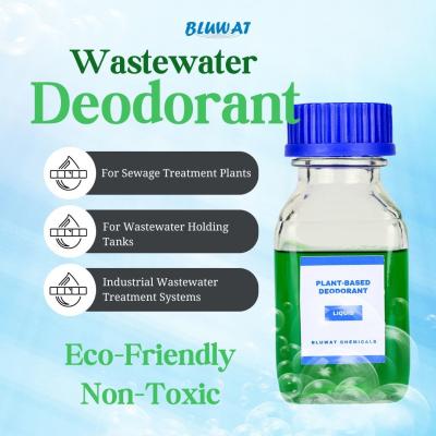 China Plant-Based Deodorant in Wastewater Treatment Controls odors from industrial effluent Wastewater Lagoons Odor Remover for sale