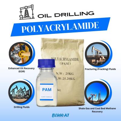 China Oil Drilling PolyAcrylamide Polyelectrolyte Polyacrylamide Polymer As A Friction Reducer In Water-Based Fracking Fluids for sale