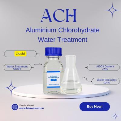 China Transparent Liquid ACH Aluminium Chlorohydrate Perfect Solution for Water Treatment Coagulation and Flocculation for sale