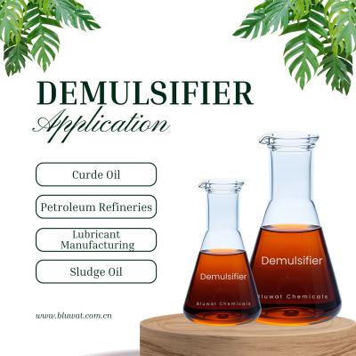 China China Factory Producer High Efficiency Demulsifier Demulsifying Agent Customized Crude Demulsifier for Oilfield Wastewater Petroleum Wastewater for sale