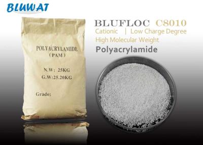 China Tratamento da água PAM Cationic Polyacrylamide Flocculant da água de esgoto à venda