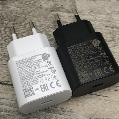 China Original Super Fast PD 25w USB Mobile Phone Fast Charger Adapter Type C For Samsung Travel PD Charger for sale