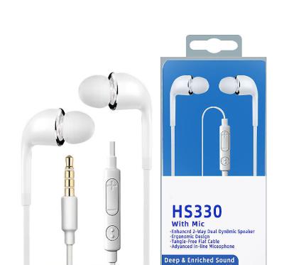 China Factory Wholesale J5 I9500 In-Ear Wire Earphone With Microphone Support Volume Control Headset For Samsung S4 for sale