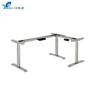 China Adjustable Legs l Metal Electric Frame 3 wupro (Height) Metal Laptop Desk Height Adjustable Position Shape Table Office Supply Adjustable Legs for sale