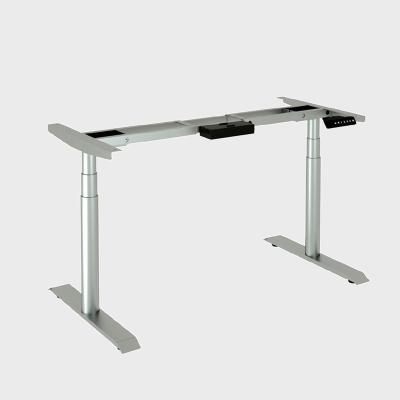 China (Height)Adjustable Standing Desk Rack Office Desk Furniture Modern Frame Sit Rack Desk Height Adjustable Motor Desk Double Table for sale