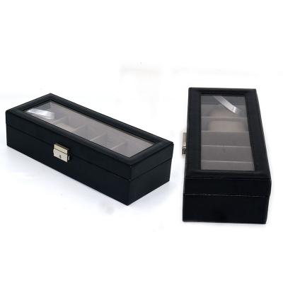 China Necklace Storage New Arrival Custom Design Handmade PU Leather Watch Package Boxes Velvet Gift Boxes For Watches for sale